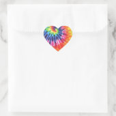 Tie Dye 2 Herz-Aufkleber (Tasche)