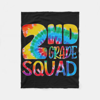 Tie Dye 2. Klasse Squad Lehrer Schüler Erster Tag Fleecedecke