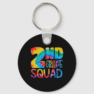 Tie Dye 2. Klasse Squad Lehrer Schüler Erster Tag Schlüsselanhänger