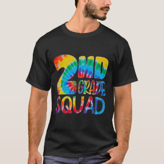 Tie Dye 2. Klasse Squad Lehrer Schüler Erster Tag T-Shirt
