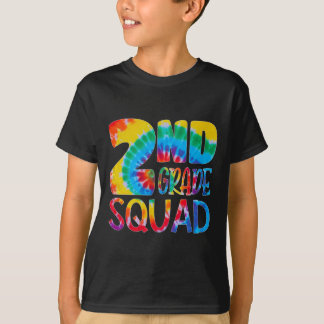 Tie Dye 2. Klasse Squad Lehrer Schüler Erster Tag T-Shirt
