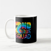 Tie Dye 2nd Grade Squad Teacher Student First Day Kaffeetasse (Links)