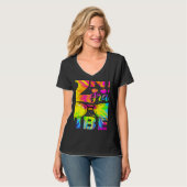 Tie Dye 2nd Grade Vibes Teacher First Day Of Back  T-Shirt (Vorderseite Vollansicht)
