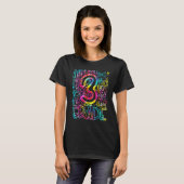 Tie Dye 3rd Grade Typography Team Third Grade Teac T-Shirt (Vorne ganz)