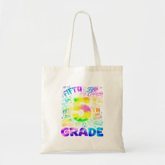 Tie Dye 5. Klasse Zurück zur Schule Fünfte Klasse Tragetasche