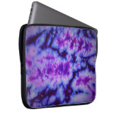 tie dye abstract in shades of blue and purple lapt laptopschutzhülle (Vorne Rechts)