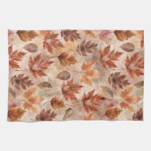 Tie Dye Autumn Leaves Geschirrtuch (Horizontal)
