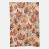 Tie Dye Autumn Leaves Geschirrtuch (Vertikal)