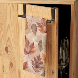 Tie Dye Autumn Leaves Geschirrtuch