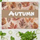 Tie Dye Autumn Leaves Geschirrtuch (Gefaltet)