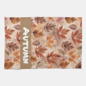 Tie Dye Autumn Leaves Geschirrtuch (Horizontal)