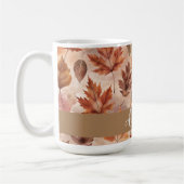 Tie Dye Autumn Leaves Kaffeetasse (Links)