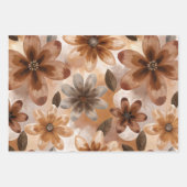 Tie Dye Autumn Nature Geschenkpapier Set (Vorderseite)