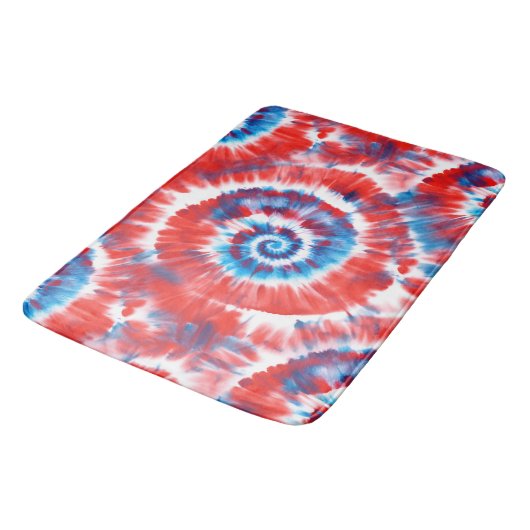 Tie-Dye Badematte (Schrägansicht)