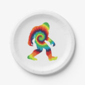 Tie Dye Bigfoot Pappteller (Vorderseite)