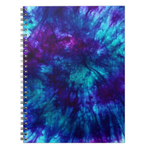Tie Dye/Blue and Green Notizblock