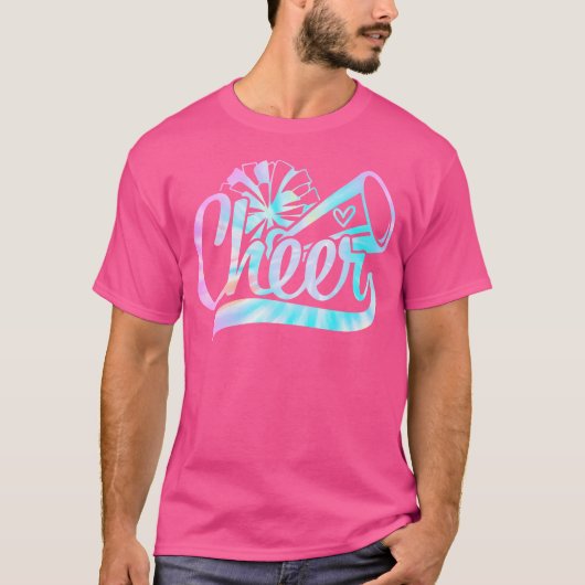 Tie Dye Cheer Cheerleading For Cheerleader Squad G T-Shirt (Vorderseite)