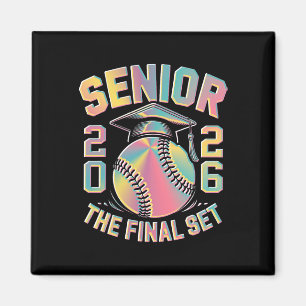 Tie Dye Cl von 2026 Senior Softll Der letzte Satz Magnet