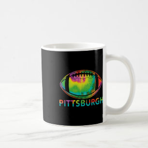 Tie Dye Cool Fußball Design Bekleidung Pittsburgh  Kaffeetasse