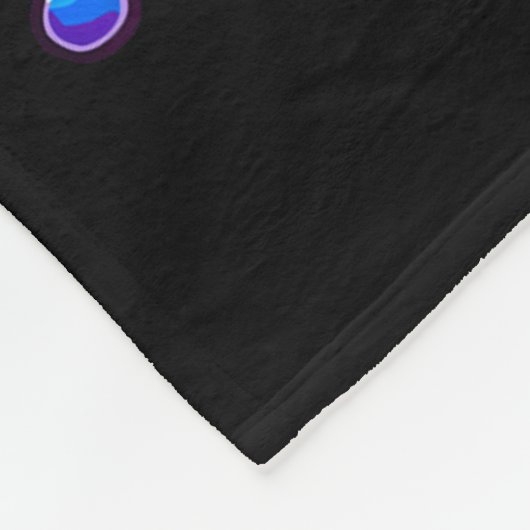 Tie-dye Dragon Peace Sign Hipe Fleecedecke (Ecke)