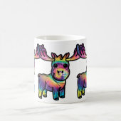 Tie Dye Elch Kaffeetasse (Mittel)