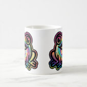 Tie-Dye-Frosch Kaffeetasse (Mittel)