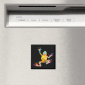 TIE DYE FROSCH MAGNET (In Situ (Geschirrspüler))