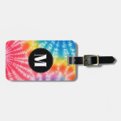 Tie-Dye-Gepäckanhänger Gepäckanhänger (Vorderseite horizontal)