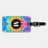 Tie-Dye-Gepäckanhänger Gepäckanhänger (Vorderseite horizontal)
