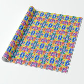 Tie-Dye Geschenkpapier (Ungerollt)