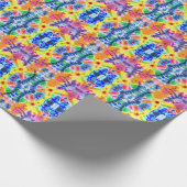 Tie-Dye Geschenkpapier (Ecke)