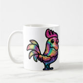 Tie-Dye-Hahn Kaffeetasse (Links)