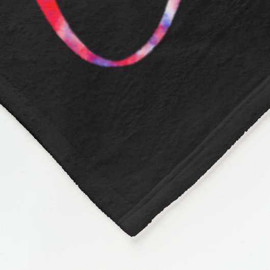 Tie-dye Happy New Years 12 New Chapters 365 New Ch Fleecedecke (Ecke)