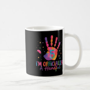 Tie Dye Ich Bin Offiziell Ein Problemkind Fünf 5. Kaffeetasse