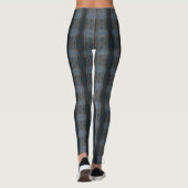 Tie-Dye Inspired Slate Blue Women's Leggings  (Rückseite)