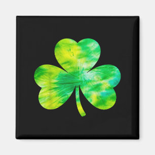 Tie Dye Irischer Shamrock Glücklicher St Patricks  Magnet