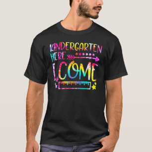 Tie Dye Kindergarten Ich komme zurück zur Schule T T-Shirt