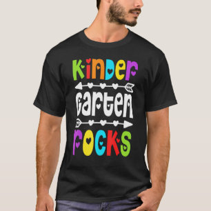 Tie Dye Kindergarten Rocks Rückkehr zur Schule Le T-Shirt