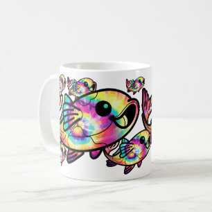 Tie Dye Koi-Fisch Kaffeetasse