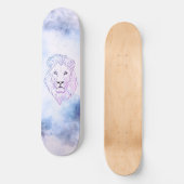 Tie-Dye-Löwen Skateboard (Vorderseite)