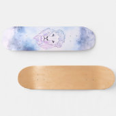 Tie-Dye-Löwen Skateboard (Horizontal)