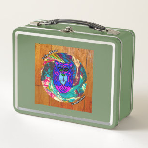 Tie-Dye-Lullabies-Aufbewahrungsbox Metall Brotdose