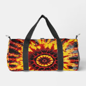 Tie-Dye-Mandala-Muster Duffle Bag (Vorderseite)