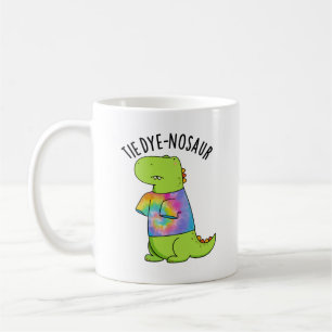 Tie-dye-nosaur Lustiger Dinosaurier-Wortwitz Kaffeetasse
