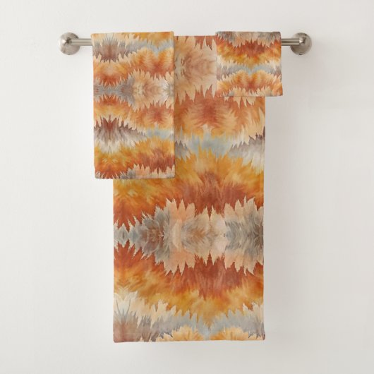 Tie Dye Organic Art Badhandtuch Set (Insitu)