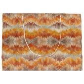 Tie Dye Organic Art Große Geschenktüte (Rückseite)