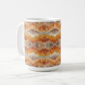 Tie Dye Organic Art Kaffeetasse (Vorderseite Links)