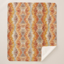 Tie Dye Organic Art Sherpadecke