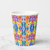 Tie-Dye Pappbecher (Vorderseite)