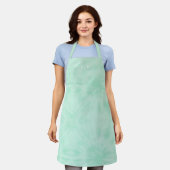 Tie Dye Pastel | Mint Green Monogram Apron Schürze (Getragen)